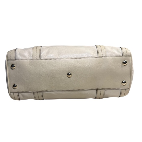 Vintage Gucci Duchessa Boston bag/purse/handbag. Cream colored. Leather. - Picture 11 of 16